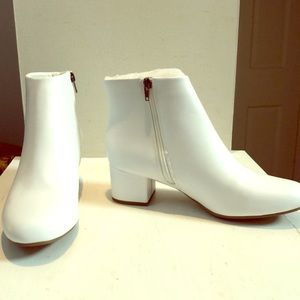 J. Adams white boots